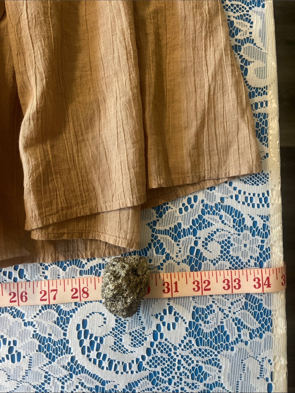 NWT Aerie Real Good Tiered Ruffle Midi Skirt XL Beige Tan 100% Cotton Boho - Picture 10 of 16